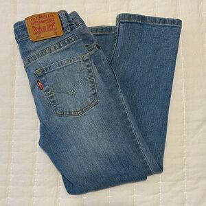 Levis 511 Slim Fit Jeans For Kids Adjustable Denim Size 7 Reg Slim Light Wash